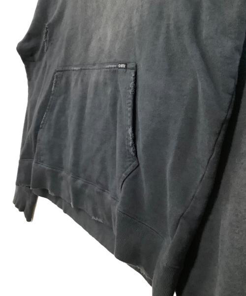 KAMIYA（カミヤ）KAMIYA (カミヤ) プルオーバーパーカー　24SS CROSS PRINTED HOODIE グレー サイズ:Mの古着・服飾アイテム