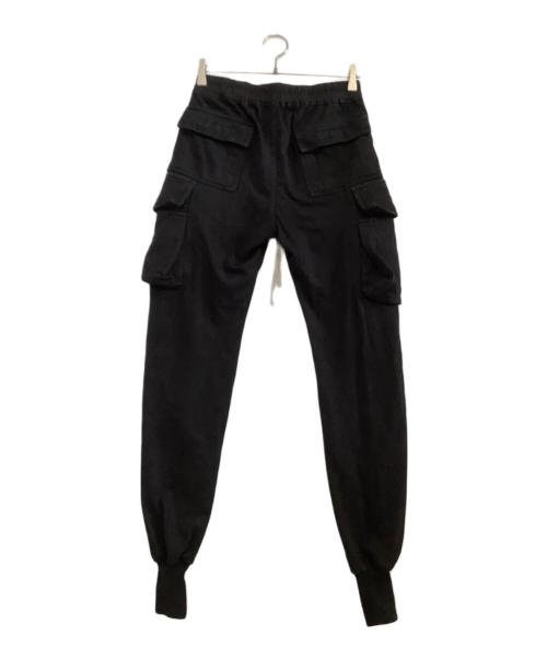 RICK OWENS（リックオウエンス）RICK OWENS (リックオウエンス) カーゴパンツ　DRKSHDW MASTODON CUT ブラック サイズ:XSの古着・服飾アイテム