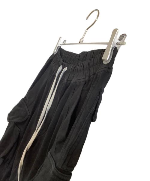 RICK OWENS（リックオウエンス）RICK OWENS (リックオウエンス) カーゴパンツ　DRKSHDW MASTODON CUT ブラック サイズ:XSの古着・服飾アイテム