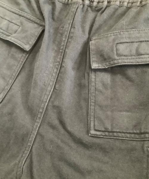 RICK OWENS（リックオウエンス）RICK OWENS (リックオウエンス) カーゴパンツ　DRKSHDW MASTODON CUT ブラック サイズ:XSの古着・服飾アイテム