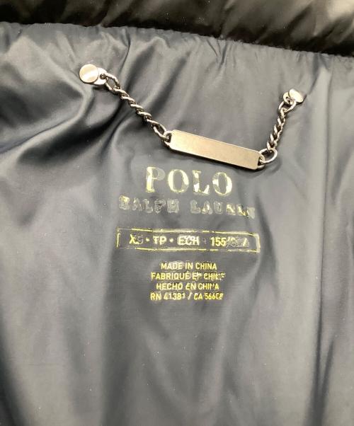 POLO RALPH LAUREN（ポロ・ラルフローレン）POLO RALPH LAUREN (ポロ・ラルフローレン) ダウンコート ブラック サイズ:XSの古着・服飾アイテム