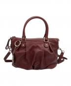 GUCCIグッチ）の古着「2WAYバッグ グッチシマ」｜レッド