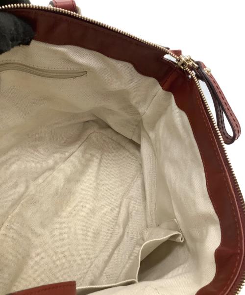 GUCCI（グッチ）GUCCI (グッチ) 2WAYバッグ グッチシマ レッドの古着・服飾アイテム