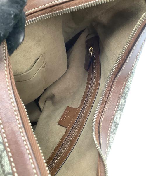 GUCCI（グッチ）GUCCI (グッチ) 2WAYショルダーバッグ　GGスプリーム　ホーボー ブラウンの古着・服飾アイテム