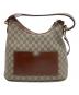 GUCCI (グッチ) 2WAYショルダーバッグ　GGスプリーム　ホーボー ブラウン：75000円