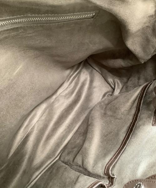 PELLE MORBIDA（ペッレモルビダ）PELLE MORBIDA (ペッレモルビダ) ビジネスバッグ ネイビー×ブラウンの古着・服飾アイテム