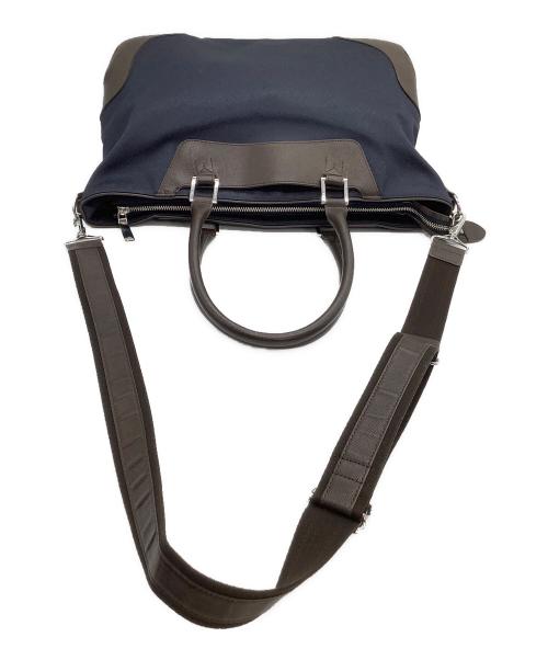 PELLE MORBIDA（ペッレモルビダ）PELLE MORBIDA (ペッレモルビダ) ビジネスバッグ ネイビー×ブラウンの古着・服飾アイテム
