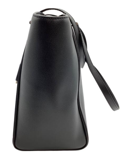 MICHAEL KORS（マイケル・コース）MICHAEL KORS (マイケル・コース) レザートートバッグ TARYN ブラックの古着・服飾アイテム