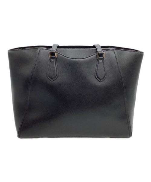 MICHAEL KORS（マイケル・コース）MICHAEL KORS (マイケル・コース) レザートートバッグ TARYN ブラックの古着・服飾アイテム