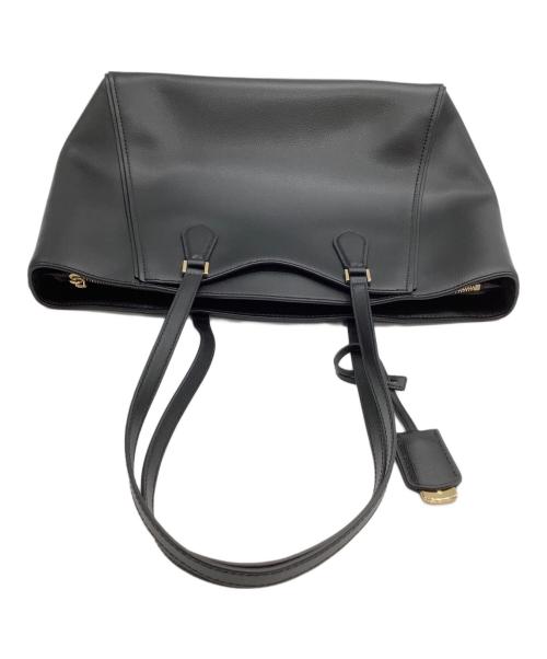 MICHAEL KORS（マイケル・コース）MICHAEL KORS (マイケル・コース) レザートートバッグ TARYN ブラックの古着・服飾アイテム