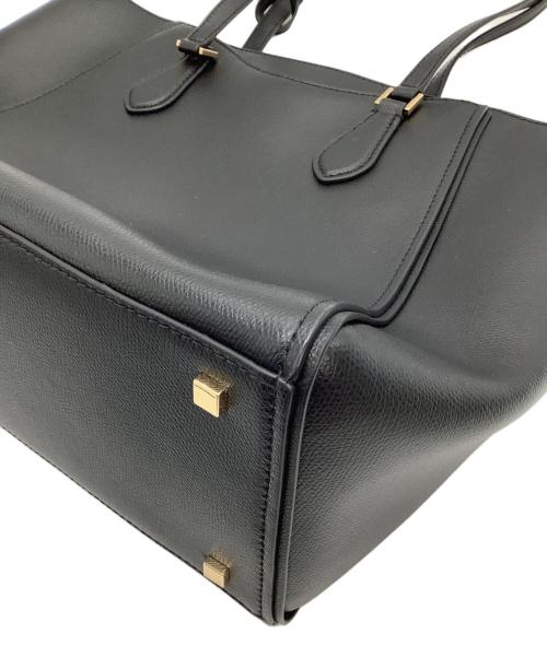 MICHAEL KORS（マイケル・コース）MICHAEL KORS (マイケル・コース) レザートートバッグ TARYN ブラックの古着・服飾アイテム