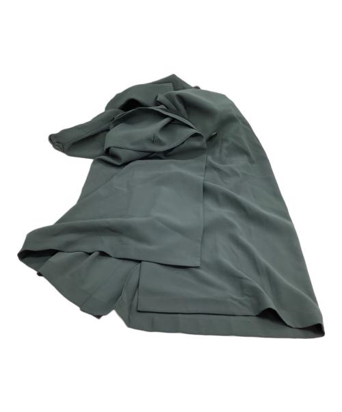 RIM.ARK（リムアーク）RIM.ARK (リムアーク) 半袖ワンピース　Double breasted OP　25SS グリーン サイズ:36の古着・服飾アイテム
