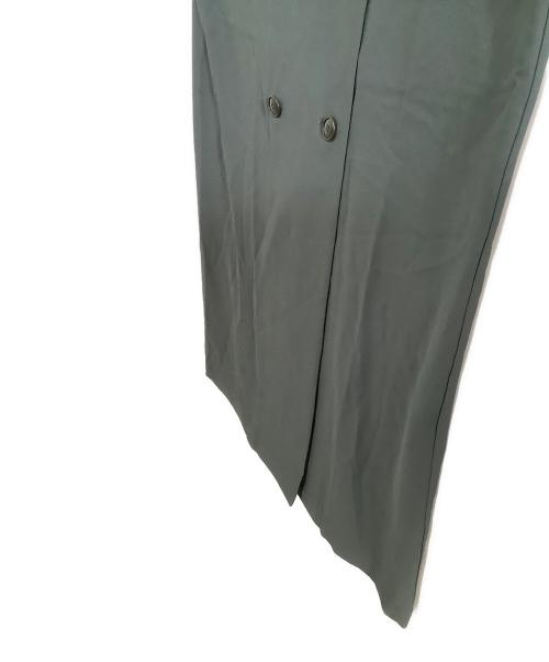 RIM.ARK（リムアーク）RIM.ARK (リムアーク) 半袖ワンピース　Double breasted OP　25SS グリーン サイズ:36の古着・服飾アイテム