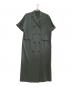 RIM.ARK（リムアーク）の古着「半袖ワンピース　Double breasted OP　25SS」｜グリーン