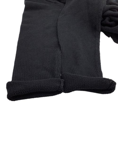 BLACK Scandal Yohji Yamamoto（ブラックスキャンダルヨウジヤマモト）BLACK Scandal Yohji Yamamoto (ブラックスキャンダルヨウジヤマモト) 厚手ニット　蜘蛛の巣　18AW ブラック サイズ:Lの古着・服飾アイテム
