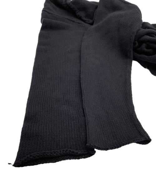 BLACK Scandal Yohji Yamamoto（ブラックスキャンダルヨウジヤマモト）BLACK Scandal Yohji Yamamoto (ブラックスキャンダルヨウジヤマモト) 厚手ニット　蜘蛛の巣　18AW ブラック サイズ:Lの古着・服飾アイテム