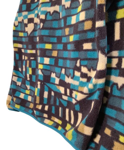 Patagonia（パタゴニア）Patagonia (パタゴニア) フリースジャケット　ライトウェイト・シンチラ・スナップT・プルオーバー パープル×ブルー サイズ:Mの古着・服飾アイテム