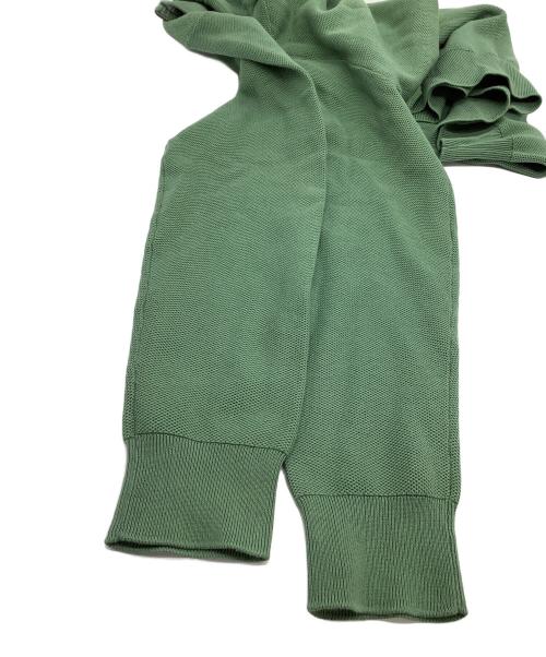 POLO RALPH LAUREN（ポロ・ラルフローレン）POLO RALPH LAUREN (ポロ・ラルフローレン) 薄手ニット　ハーフジップ グリーン サイズ:M 未使用品の古着・服飾アイテム