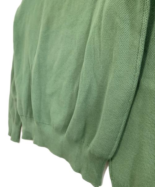POLO RALPH LAUREN（ポロ・ラルフローレン）POLO RALPH LAUREN (ポロ・ラルフローレン) 薄手ニット　ハーフジップ グリーン サイズ:M 未使用品の古着・服飾アイテム