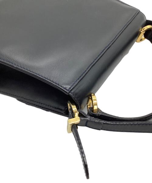 Salvatore Ferragamo（サルヴァトーレ フェラガモ）Salvatore Ferragamo (サルヴァトーレ フェラガモ) 2WAYバッグ　ヴァラリボン ブラックの古着・服飾アイテム