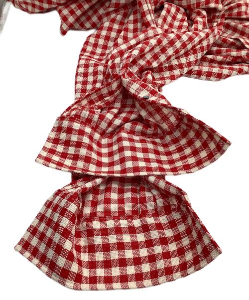 ami（アミ）ami (アミ) 長袖シャツ　チェック レッド×ホワイト サイズ:Lの古着・服飾アイテム