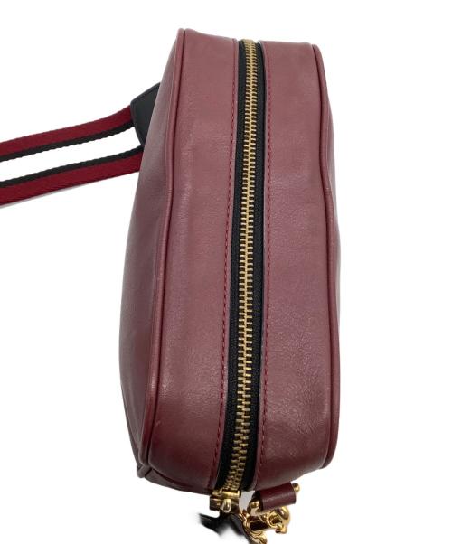 MARC JACOBS（マークジェイコブス）MARC JACOBS (マークジェイコブス) ショルダーバッグ FLASH LEATHER CROSS BODY レッドの古着・服飾アイテム