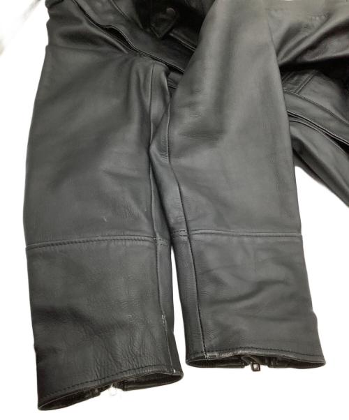 Liugoo Leathers（リューグーレザーズ）LIUGOO LEATHERS (リューグーレザーズ) レザージャケット ブラック サイズ: 3Lの古着・服飾アイテム