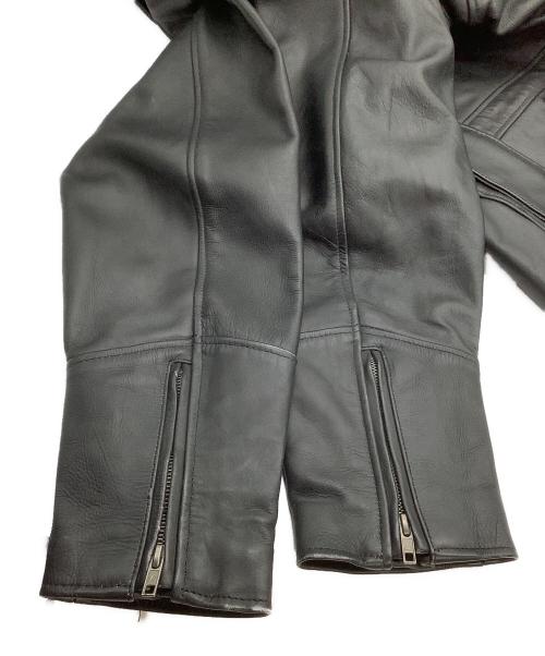 Liugoo Leathers（リューグーレザーズ）LIUGOO LEATHERS (リューグーレザーズ) レザージャケット ブラック サイズ: 3Lの古着・服飾アイテム