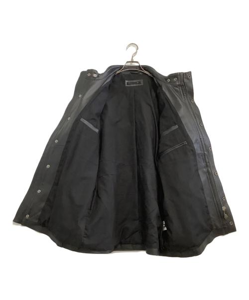 Liugoo Leathers（リューグーレザーズ）LIUGOO LEATHERS (リューグーレザーズ) レザージャケット ブラック サイズ: 3Lの古着・服飾アイテム