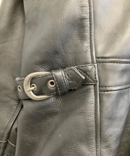 Liugoo Leathers（リューグーレザーズ）LIUGOO LEATHERS (リューグーレザーズ) レザージャケット ブラック サイズ: 3Lの古着・服飾アイテム