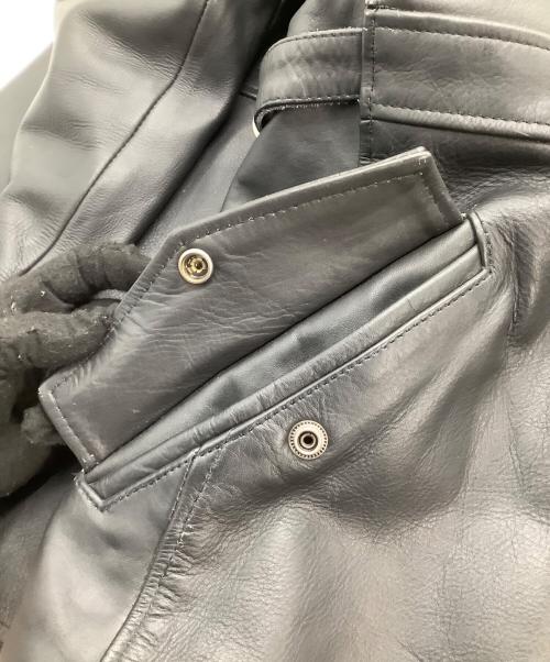 Liugoo Leathers（リューグーレザーズ）LIUGOO LEATHERS (リューグーレザーズ) レザージャケット ブラック サイズ: 3Lの古着・服飾アイテム