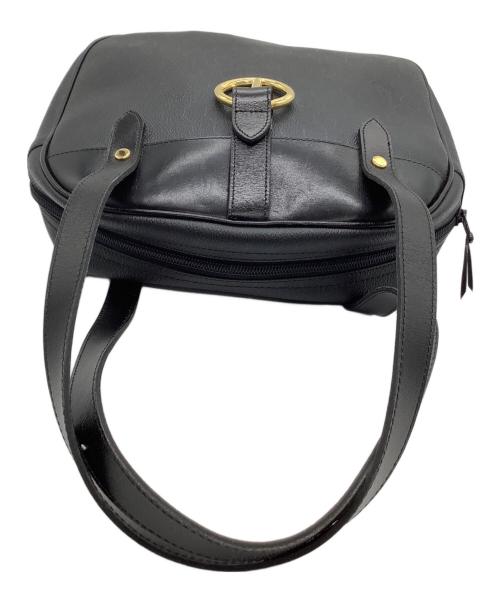 Christian Dior（クリスチャン ディオール）Christian Dior (クリスチャン ディオール) ハンドバッグ ハニカム柄 オールド  ブラックの古着・服飾アイテム