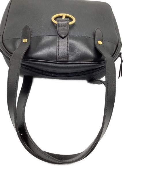 Christian Dior（クリスチャン ディオール）Christian Dior (クリスチャン ディオール) ハンドバッグ ハニカム柄 オールド  ブラックの古着・服飾アイテム