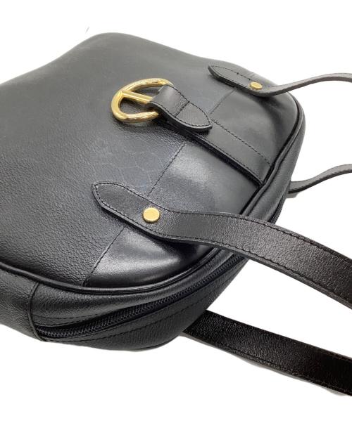 Christian Dior（クリスチャン ディオール）Christian Dior (クリスチャン ディオール) ハンドバッグ ハニカム柄 オールド  ブラックの古着・服飾アイテム