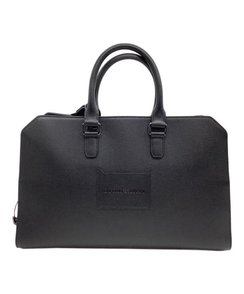 EMPORIO ARMANI（エンポリオ アルマーニ）EMPORIO ARMANI (エンポリオ アルマーニ) 2WAYブリーフケース ブラックの古着・服飾アイテム