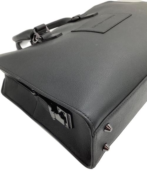 EMPORIO ARMANI（エンポリオ アルマーニ）EMPORIO ARMANI (エンポリオ アルマーニ) 2WAYブリーフケース ブラックの古着・服飾アイテム
