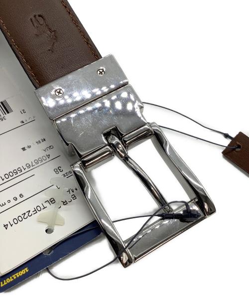 POLO RALPH LAUREN（ポロ・ラルフローレン）POLO RALPH LAUREN (ポロ・ラルフローレン) レザーベルト ブラック×ブラウンの古着・服飾アイテム