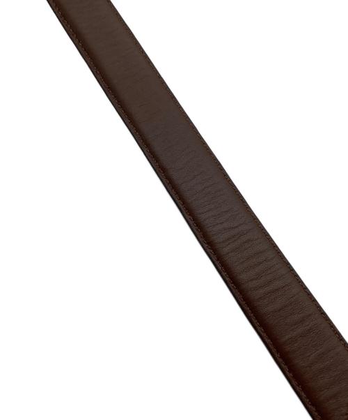 POLO RALPH LAUREN（ポロ・ラルフローレン）POLO RALPH LAUREN (ポロ・ラルフローレン) レザーベルト ブラック×ブラウンの古着・服飾アイテム