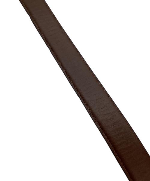 POLO RALPH LAUREN（ポロ・ラルフローレン）POLO RALPH LAUREN (ポロ・ラルフローレン) レザーベルト ブラック×ブラウンの古着・服飾アイテム