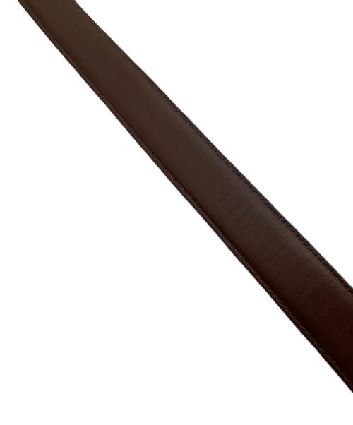 POLO RALPH LAUREN（ポロ・ラルフローレン）POLO RALPH LAUREN (ポロ・ラルフローレン) レザーベルト ブラック×ブラウンの古着・服飾アイテム