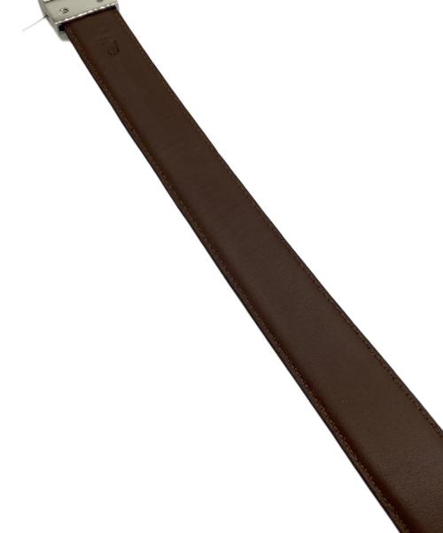 POLO RALPH LAUREN（ポロ・ラルフローレン）POLO RALPH LAUREN (ポロ・ラルフローレン) レザーベルト ブラック×ブラウンの古着・服飾アイテム