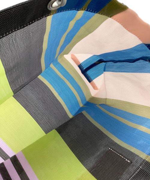 MARNI（マルニ）MARNI (マルニ) トートバッグ　フラワーカフェ ストライプ バッグ ストライプ マルチカラーの古着・服飾アイテム