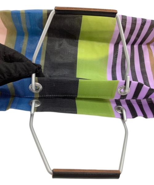 MARNI（マルニ）MARNI (マルニ) トートバッグ　フラワーカフェ ストライプ バッグ ストライプ マルチカラーの古着・服飾アイテム