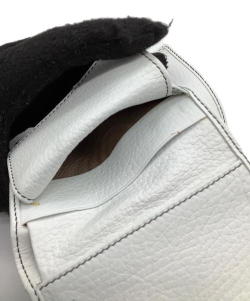 FENDI（フェンディ）FENDI (フェンディ) 3つ折り財布 ズッキーノ ブラック×ホワイトの古着・服飾アイテム