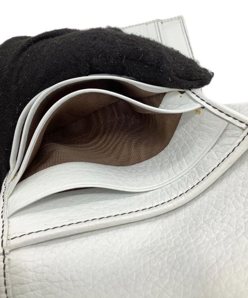 FENDI（フェンディ）FENDI (フェンディ) 3つ折り財布 ズッキーノ ブラック×ホワイトの古着・服飾アイテム