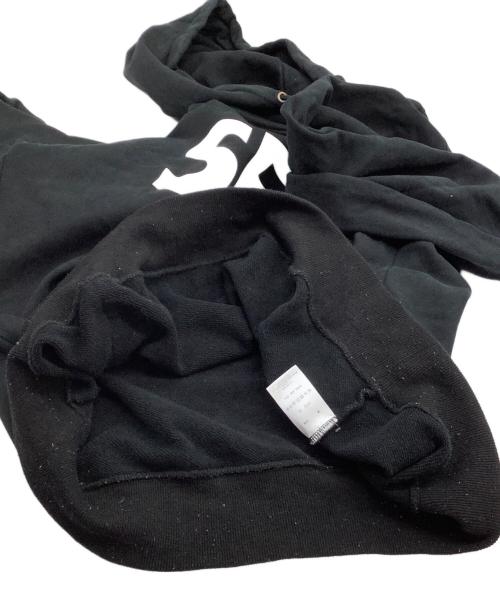 WIND AND SEA（ウィンダンシー）WIND AND SEA (ウィンダンシー) プルオーバーパーカー　両面ロゴプリント ブラック サイズ:XLの古着・服飾アイテム