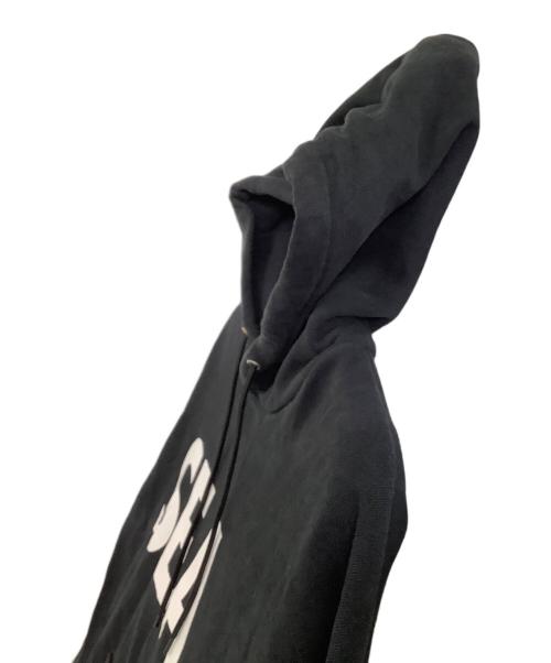 WIND AND SEA（ウィンダンシー）WIND AND SEA (ウィンダンシー) プルオーバーパーカー　両面ロゴプリント ブラック サイズ:XLの古着・服飾アイテム