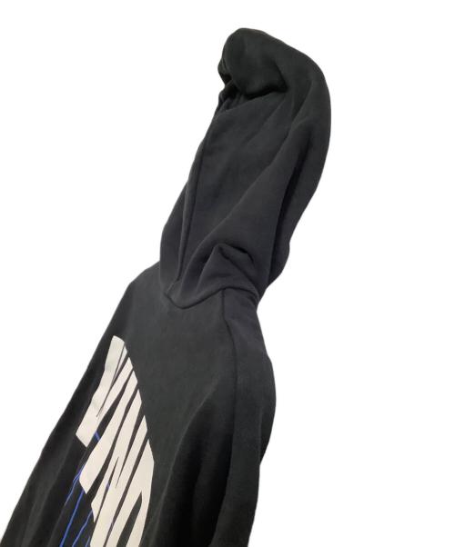 WIND AND SEA（ウィンダンシー）WIND AND SEA (ウィンダンシー) プルオーバーパーカー　両面ロゴプリント ブラック サイズ:XLの古着・服飾アイテム