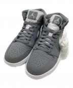 NIKEナイキ）の古着「ミッドカットスニーカー Air Jordan 1 Mid」｜グレー
