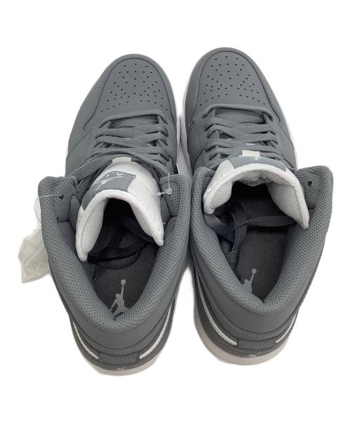 NIKE（ナイキ）NIKE (ナイキ) ミッドカットスニーカー Air Jordan 1 Mid グレー サイズ:27.5 未使用品の古着・服飾アイテム
